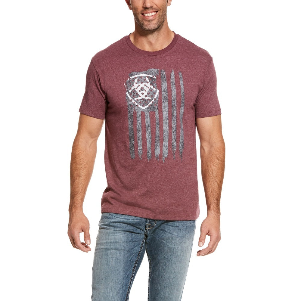 Ariat Mens Vertical Flag T-Shirt