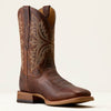 Ariat Mens Walker Wide Square Toe Cowboy Boots Smoked Amber/Ranchwood - 10080558