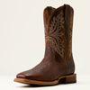 Ariat Mens Walker Wide Square Toe Cowboy Boots Smoked Amber/Ranchwood - 10080558