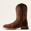 Ariat Mens Walker Wide Square Toe Cowboy Boots Smoked Amber/Ranchwood - 10080558