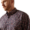 Ariat Mens Wallace Paisley Print Shirt Navy - 10065793