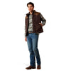 Ariat Mens Western Quilted Concealed Carry Vest Brown - 10079280