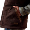 Ariat Mens Western Quilted Concealed Carry Vest Brown - 10079280