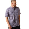 Ariat Mens Western VentTEK Snap Shirt Dark Denim - 10073423