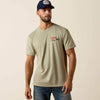 Ariat Mens Whiskey Uno Classic Fit T-Shirt Elm - 10073484