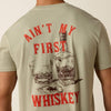 Ariat Mens Whiskey Uno Classic Fit T-Shirt Elm - 10073484