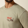 Ariat Mens Whiskey Uno Classic Fit T-Shirt Elm - 10073484