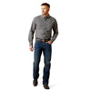 Ariat Mens Wick Fitted Print Shirt Navy - 10065876