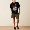 Ariat Mens Wild Life Boxy T-Shirt Washed Black - 10071097