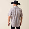 Ariat Mens Wolcott Classic Fit Shirt White Multi Barely Pink - 10073696