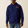 Ariat Mens Woodshop Stack Hoodie Navy - 10062497