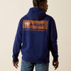 Ariat Mens Woodshop Stack Hoodie Navy - 10062497