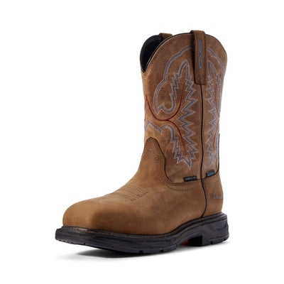 Ariat Mens WorkHog XT Waterproof Carbon Toe Western Work Boots