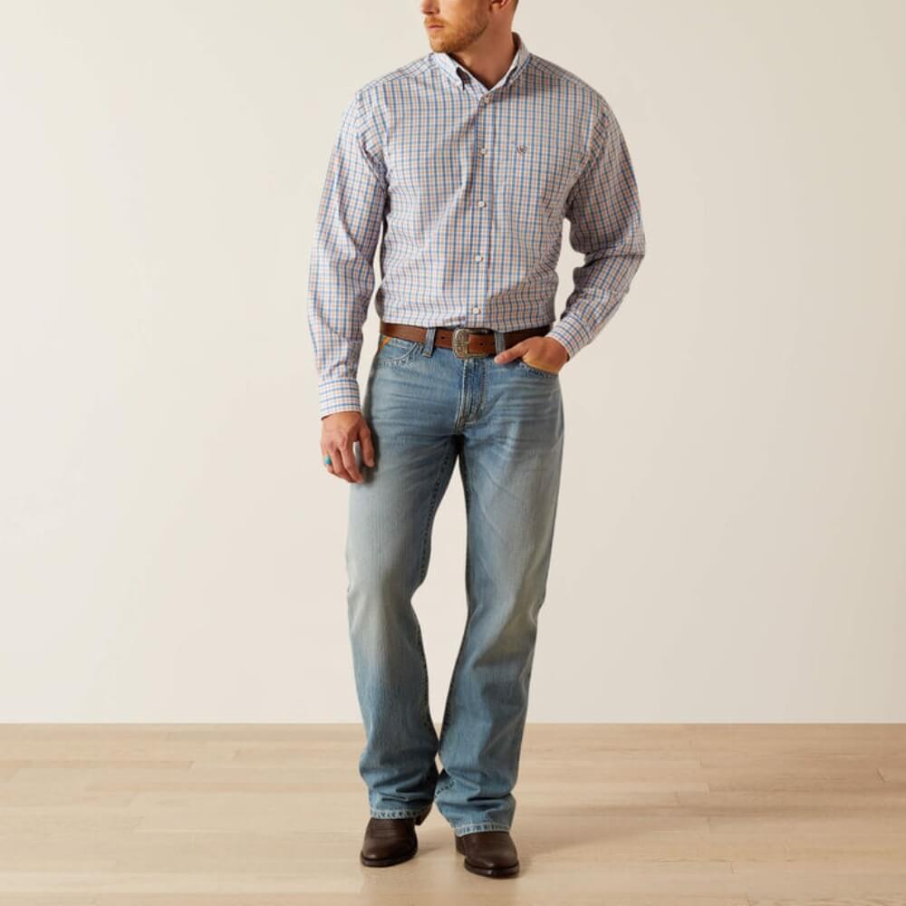 Ariat Mens Wrinkle Free Aaron Shirt