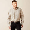 Ariat Mens Wrinkle Free Alam Classic Fit Shirt Light Brown - 10065781