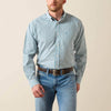Ariat Mens Wrinkle Free Antonio Shirt Angel Blue Plaid - 10071028