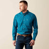 Ariat Mens Wrinkle Free Baptiste Classic Fit Shirt Corsair Geo Print - 10079658