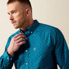 Ariat Mens Wrinkle Free Baptiste Classic Fit Shirt Corsair Geo Print - 10079658