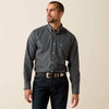 Ariat Mens Wrinkle Free Barbary Classic Fit Shirt Black - 10079488