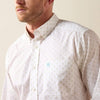 Ariat Mens Wrinkle Free Barlow Classic Fit Shirt White - 10079425