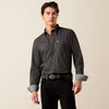 Ariat Mens Wrinkle Free Braven Fitted Snap Shirt Black - 10079489