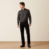 Ariat Mens Wrinkle Free Braven Fitted Snap Shirt Black - 10079489