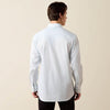 Ariat Mens Wrinkle Free Brennon Fitted Snap Shirt White - 10079418