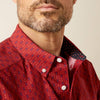 Ariat Mens Wrinkle Free Bruno Shirt Red