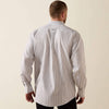 Ariat Mens Wrinkle Free Cory Classic Fit Shirt White Stripe - 10071745