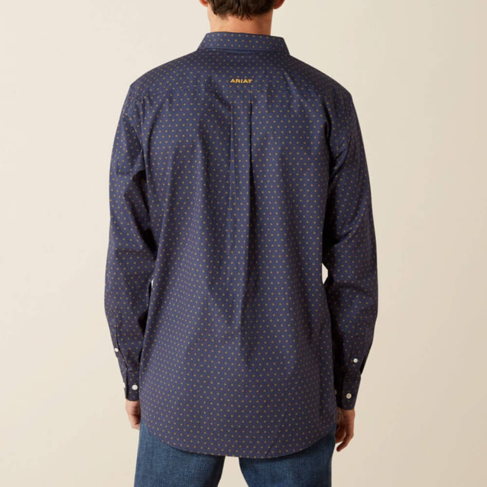 Ariat Mens Wrinkle Free Daven Fitted Shirt