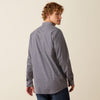 Ariat Mens Wrinkle Free Dennis Fitted Snap Shirt Navy - 10073658