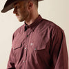 Ariat Mens Wrinkle Free Dion Shirt Red Mahogany - 10073656