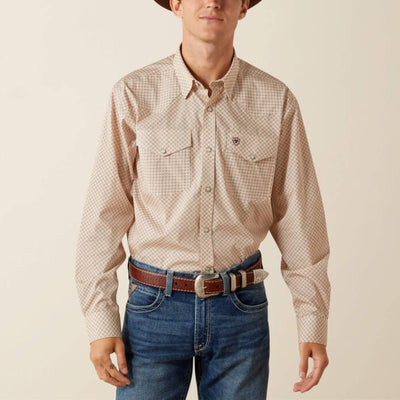 Ariat Mens Wrinkle Free Eddie Classic Fit Shirt