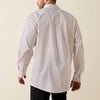 Ariat Mens Wrinkle Free Landry Classic Fit Shirt White - 10071748