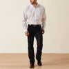 Ariat Mens Wrinkle Free Landry Classic Fit Shirt White - 10071748