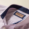 Ariat Mens Wrinkle Free Solid Pinpoint Oxford Shirt Purple Ash - 10079286