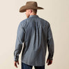 Ariat Mens Wrinkle Free Walden Shirt Chambray Blue - 10073684