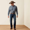 Ariat Mens Wrinkle Free Walden Shirt Chambray Blue - 10073684