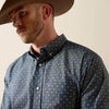 Ariat Mens Wrinkle Free Walden Shirt Chambray Blue - 10073684