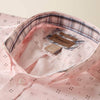 Ariat Mens Wrinkle Free Wally Fitted Shirt Barely Pink - 10073690
