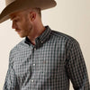 Ariat Mens Wrinkle Free Whitford Classic Fit Shirt Black - 10073685