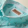 Ariat Mens Wrinkle Free Wilkes Classic Fit Shirt Blue Turquoise - 10073687