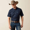 Ariat Mens Wrinkle Free Willem Classic Fit Shirt Black - 10073678