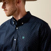 Ariat Mens Wrinkle Free Willem Classic Fit Shirt Black - 10073678