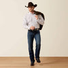Ariat Mens Wrinkle Free Willke Shirt White - 10073683