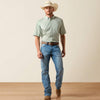 Ariat Mens Wrinkle Free Worthington Shirt Laurel Green - 10073697