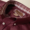 Ariat Mens Wrinkle Free Wrenly Shirt Red Mahogany - 10073682