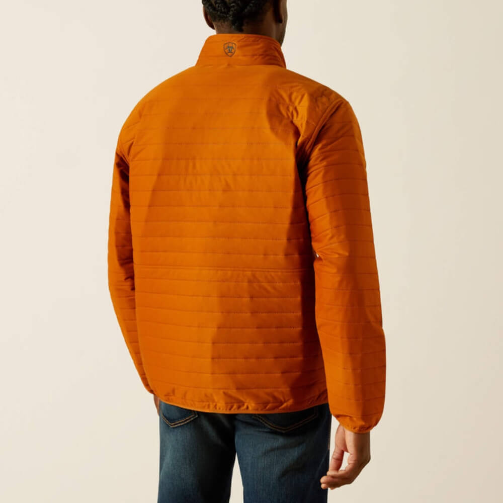 Ariat Mens Wylie Full Zip Jacket Glazed Ginger - 10062263