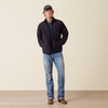Ariat Mens Wylie Full Zip Jacket Obsidian Black - 10079869