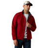 Ariat Mens Wylie Full Zip Jacket Red Dalia - 10079871